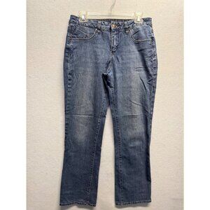 Jag Jeans Mid Rise Boot Leg Denim Womens Size 10 Blue Cotton Blend